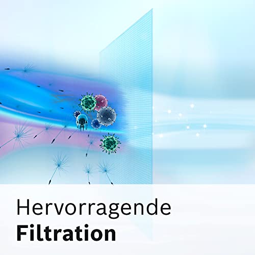 Bosch Serie 8 BGL8XALL, Bodenstaubsauger mit Beutel, ideal für Allergiker, Hygiene-Filter, 10 Jahre Motorgarantie, Hartbodendüse, 650 W, schwarz.