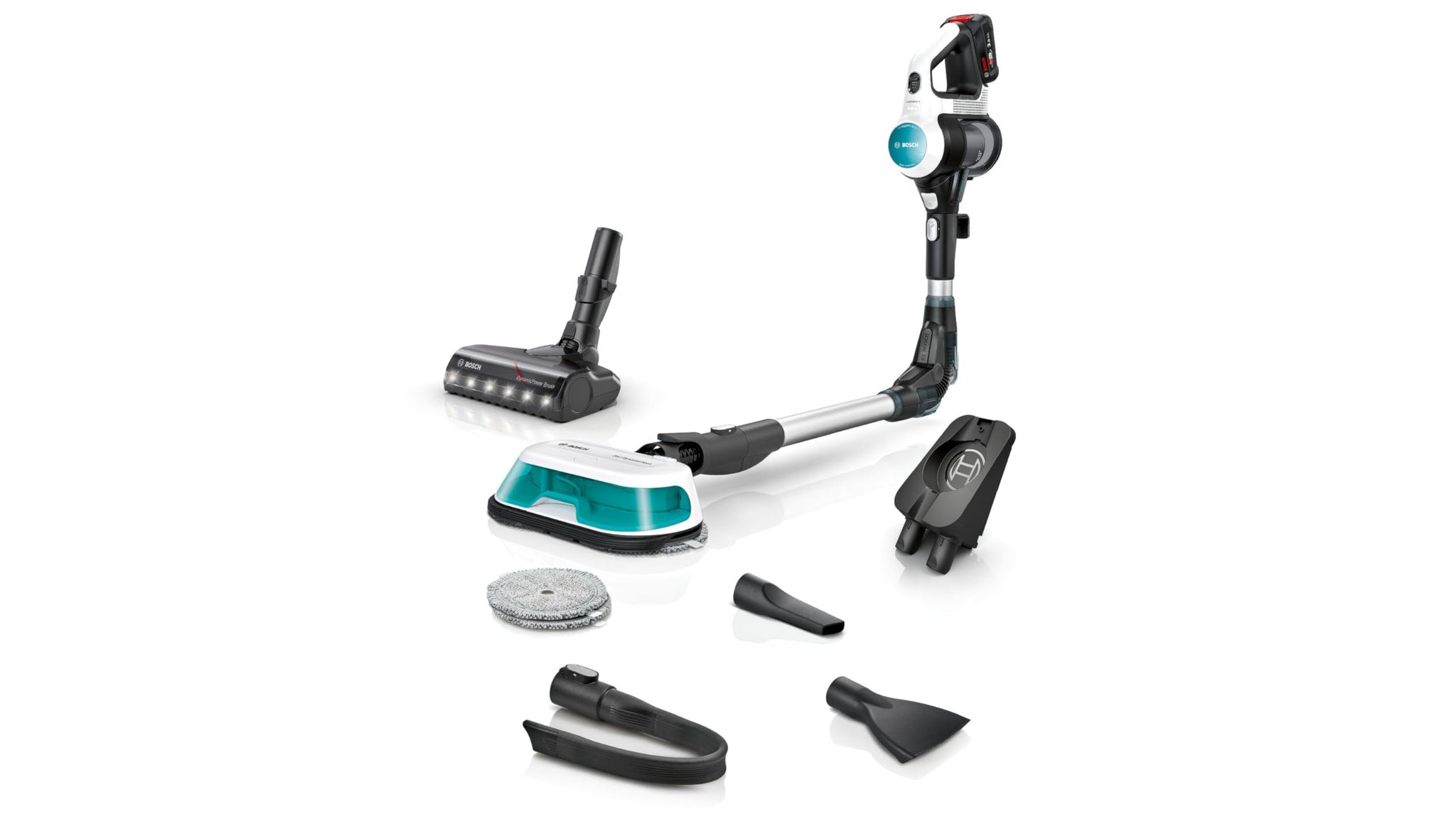 Bosch Electrodomésticos BCS71HYG2, ProHygienic Aqua Kabelloser Staubsauger, weiß