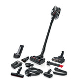 Bosch Akku-Staubsauger Unlimited 8 BSS825MULT, kabellos, HEPA-Filter, 10 Jahre Garantie, 5.0 Ah Akku, Schnellladegerät, Mini-Turbo-Düse, grau.