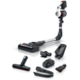 Bosch Akku-Staubsauger Unlimited 7 BSS715CARP, kabellos, 10 Jahre Garantie, 5.0 Ah Akku, Schnellladegerät, Turbostufe, Made in Germany.